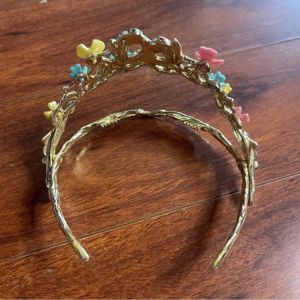 Disney Cinderella Tiara Headband Wedding Celebration Multicolor ***RARE***